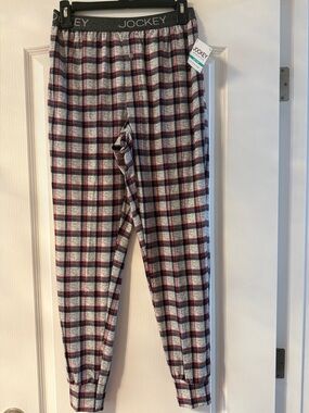 Jockey Plaid PJs - Gray & Red